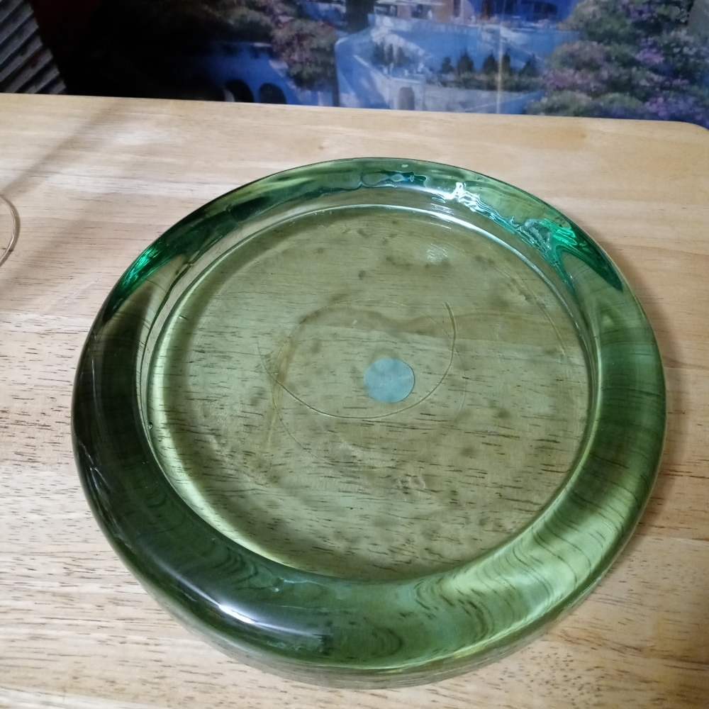 🍾🍸GREEN TRAY & 2 BAR GLASSES🍹🍹🍹🍷A FABULOUS VINTAGE GIFT. 🍸🍸 - Picture 7 of 15